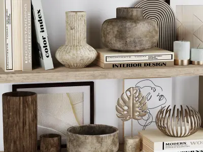 Decorative set 05 3D model