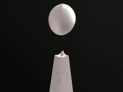 NFL Super Bowl-Vince Lombardi Trophy 3D print model