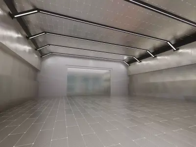 Home Garage Base Interior 3D 3D model