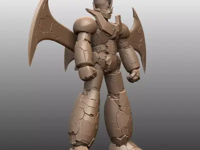 Mazinger Z Classic Mecha 3D Printable STL Model 3D print model