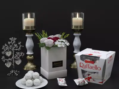 Decorative set Raffaello 3D model