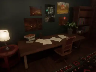 City apartment Unreal Engine environment Low-poly 3D model