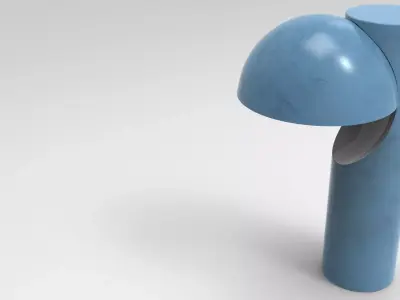 Muer Table Lamp Low-poly 3D model