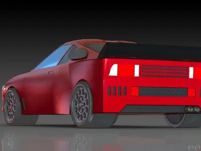 Lancia 037 Free 3D print model