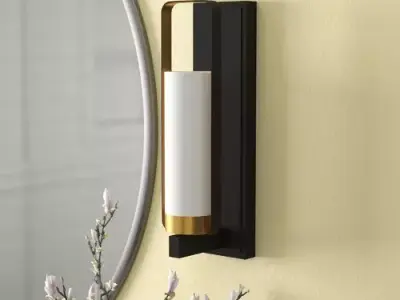 Carlino 1-Light Armed Sconce Free 3D model