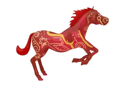 Horse Carousel 3D model
