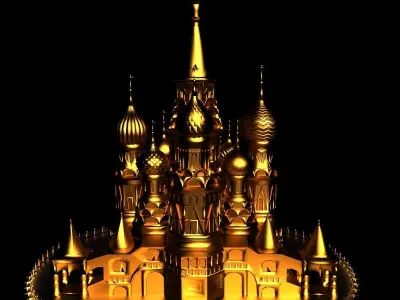Moscow temple 3D model