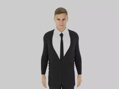 Joshua Kimmich Low-poly 3D model