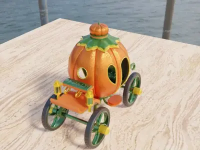 CARRUAJE DE LA CENICIENTA CALABAZA 3D print model