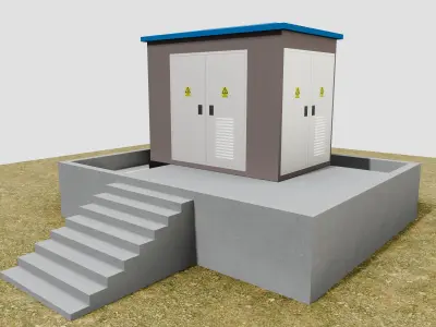 Electricity Transformers 3D model