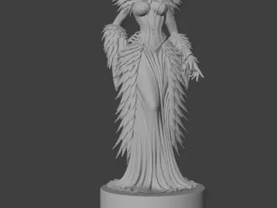 Halloween Demon Queen 3D print model