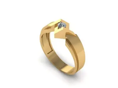gents ring ready to print 3D print model