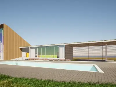 Modern House 1 3D model