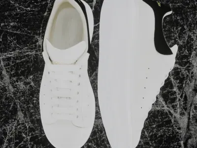 ALEXANDER MCQUEEN 3D SHOES - WHITE Low-poly 3D model