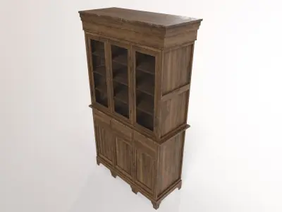 1930s Cabinet Low-poly 3D model