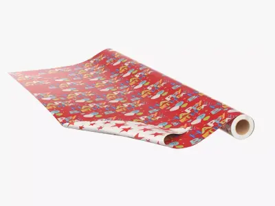 Greetings Reversible Wrapping Paper Texture