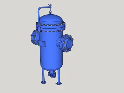  Water purification Filter scale model 3D print model