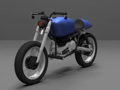 Caferacer bike 3D model