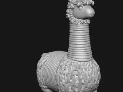 Alpaca 3D print model