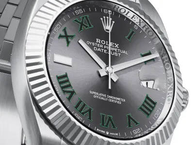 Rolex Datejust 41 steel 3D model