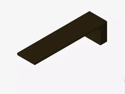 Wall Spout - Luxury - Alia Low-poly 3D model