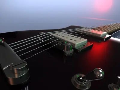 Electric Guitar Free 3D model purchase
