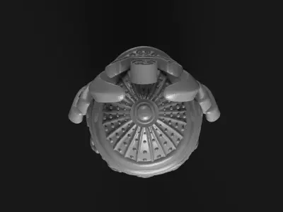 Head samurai Mask 3d model for 3d printing 3D print model 3D print model