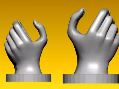 Hands-Phone-Holder - 3D print 3D print model