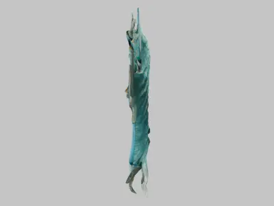 Fantasy Statue DEcoaration 3D Model Low-poly 3D model