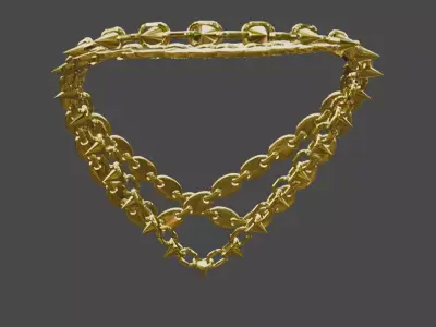 Lil Uzi Chain Free 3D model