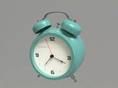 Clock Free low-poly 3D model