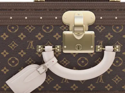 Suitcase Louis Vuitton 3D model