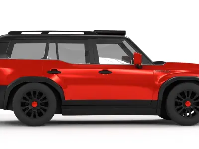 Overland Offroad Hybrid Vehicle HEV 4x4 3D model