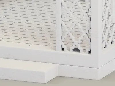 Moroccan gazebo 3D model