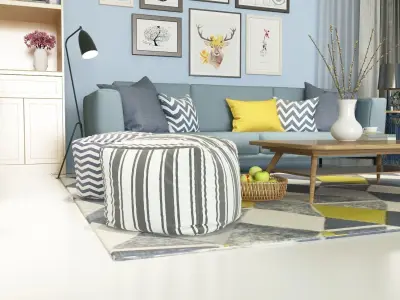 Design Set 2 - Furniture 3D model 3D model