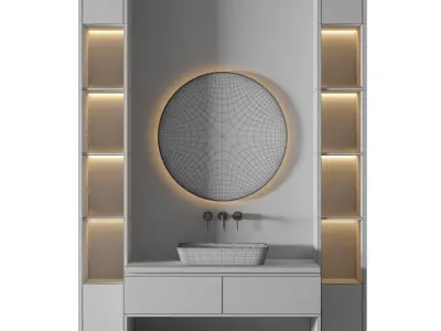 Luxury Bathroom 122 3D model