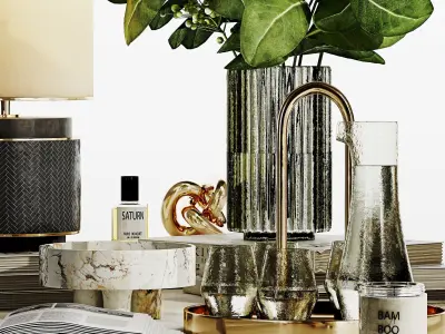 Decorative Set 018 3D model