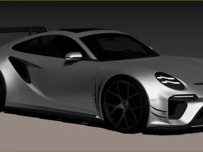 Porsche 911 GTE concept by emrEHusmen 3D model