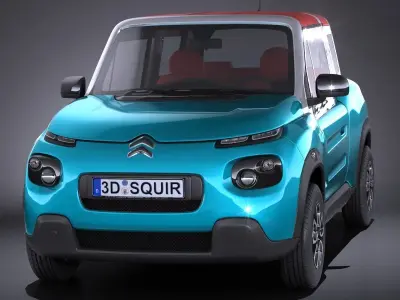 Citroen e-Mehari 2017 3D model