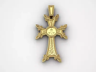 cross  Armenian 3D print model