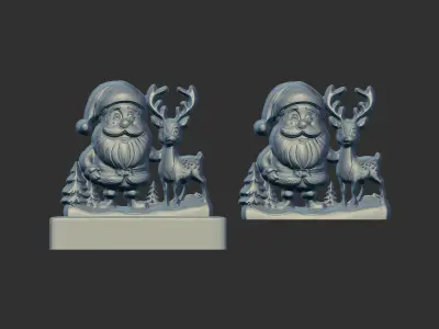 sanda deer decor  3D print model