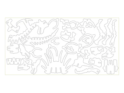 CNC Ready - DINOSAUR 3D model