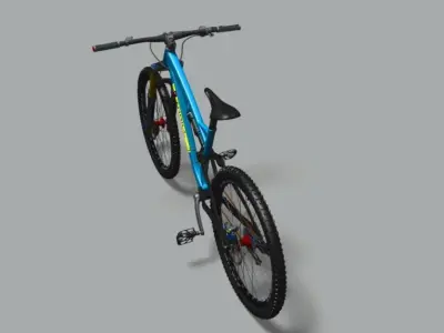 Trail bike 3D model 3D model