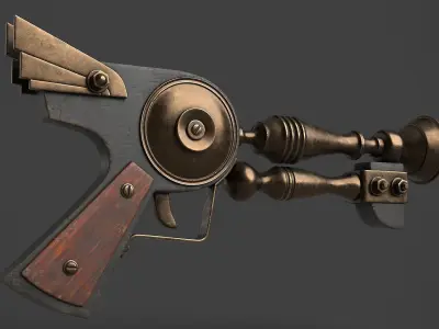 Fantasy Gun 21 3D model