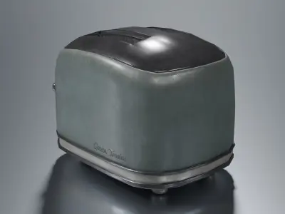 Vintage Toaster Low-poly 3D model