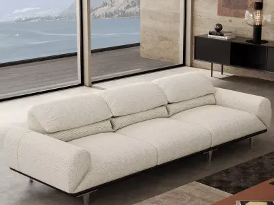 Mid Century interior scene 3D model