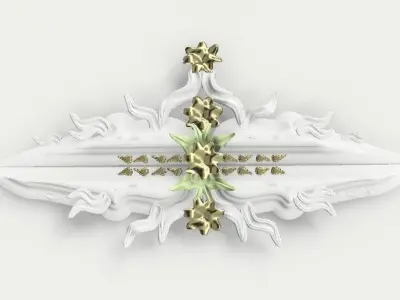 Classic molding NGon shaped LS design 3D model