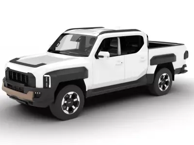 Kia Tasman 2026 3d model 3D model