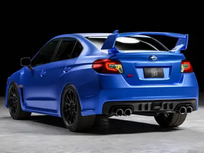 Subaru Wrx Sti 2019 3D model