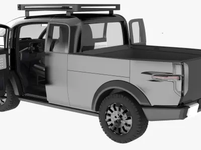Canoo Pickup Truck  3D model